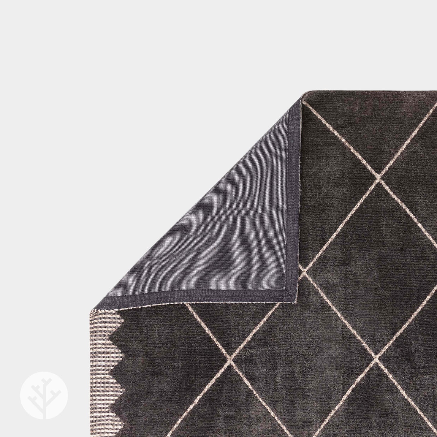 Shape Black Diamond Luxury Rug | WVH® - Image 4