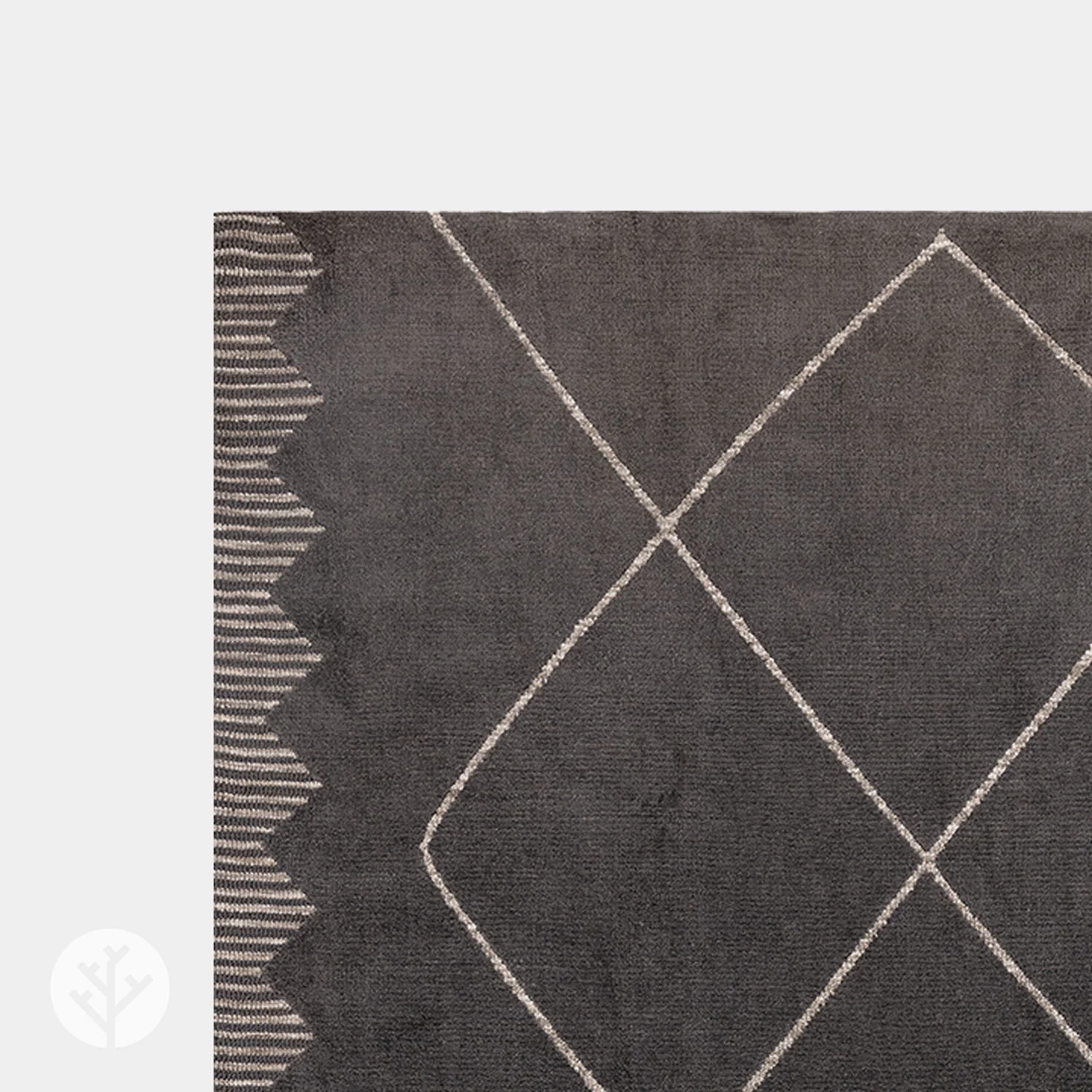 Shape Black Diamond Luxury Rug | WVH® - Image 5