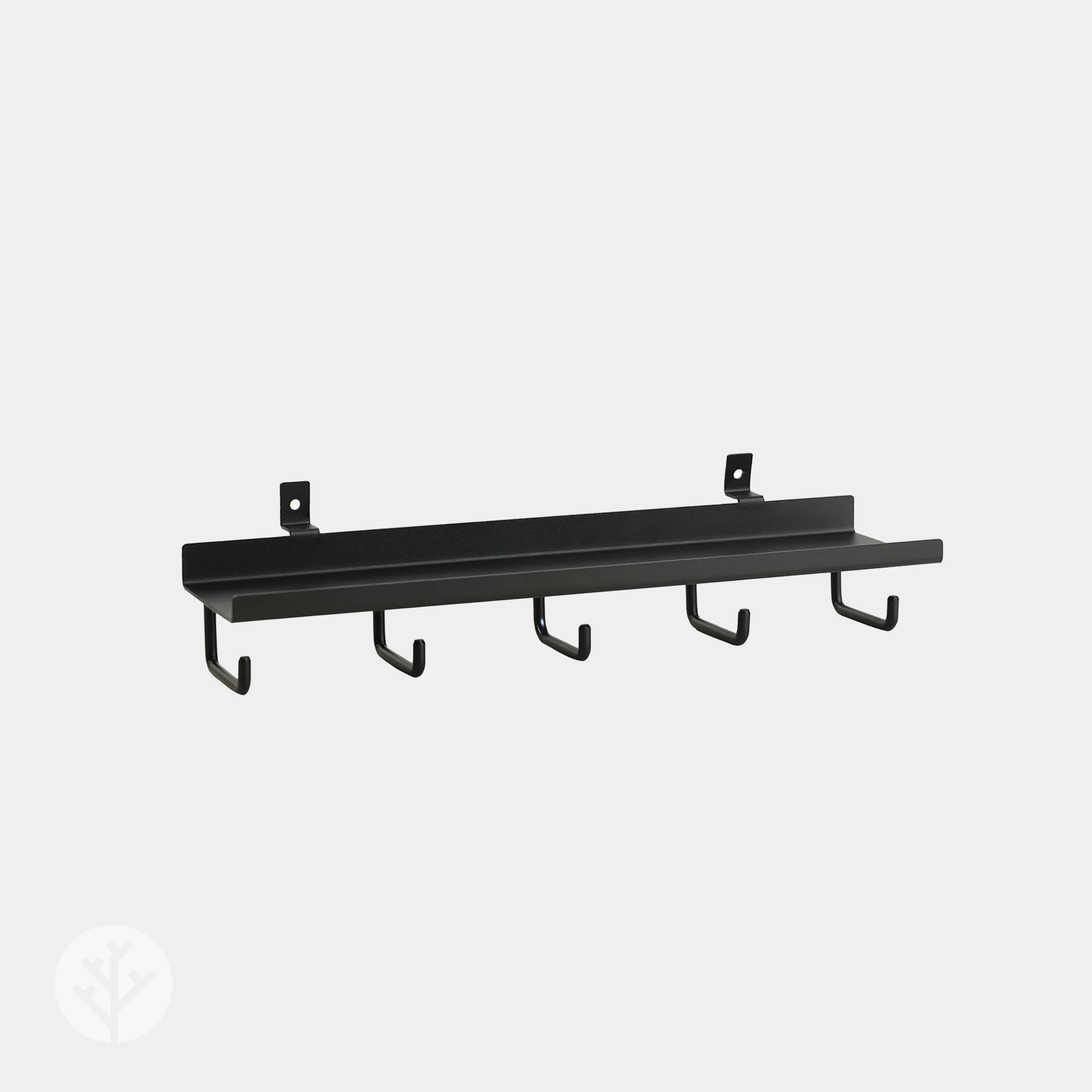 Shelf with Five Hooks | Panel Accessories by Acupanel® - Image 3