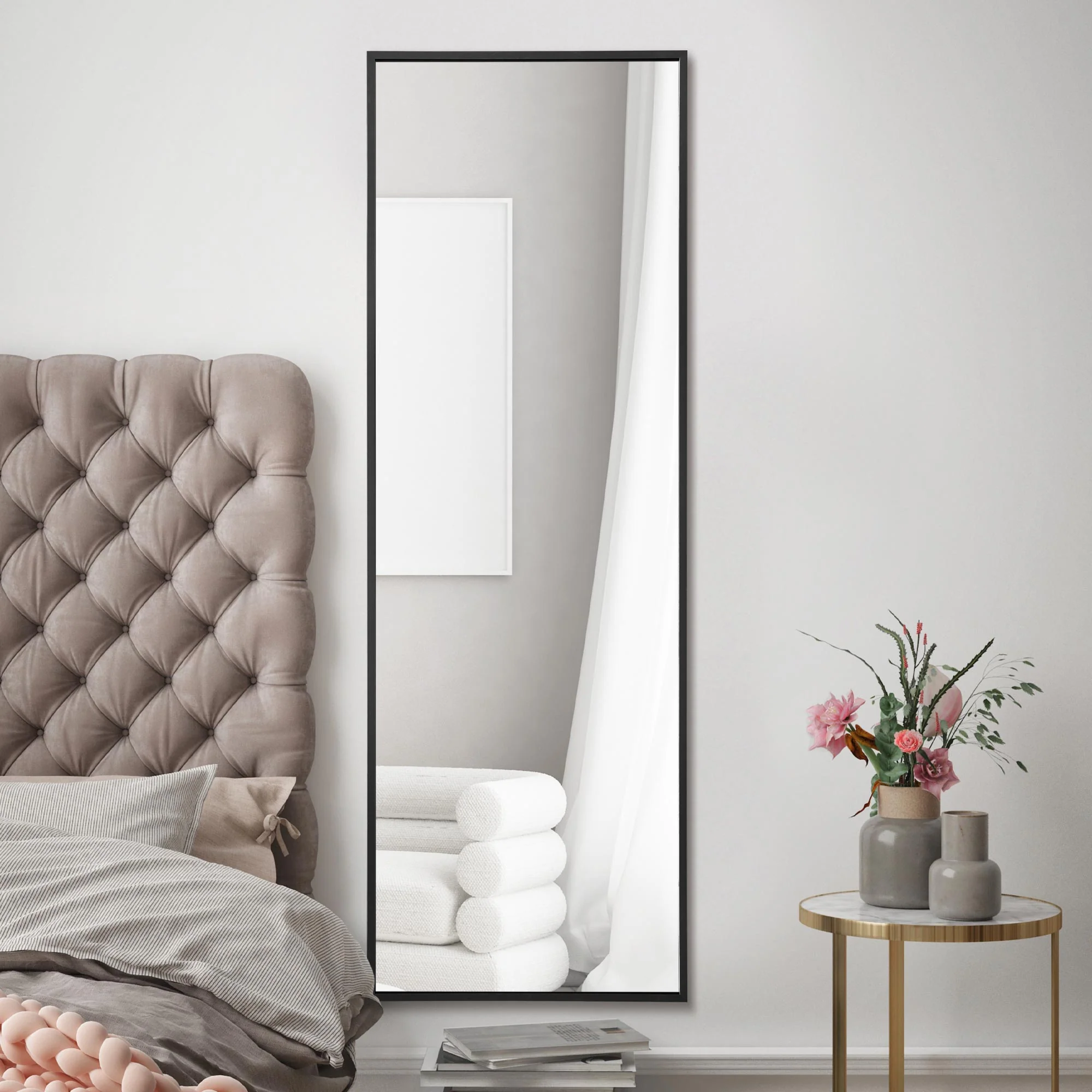 WVH®| The Industrial Rectangular | Leaner and Wall-Mountable Mirrors - Image 7