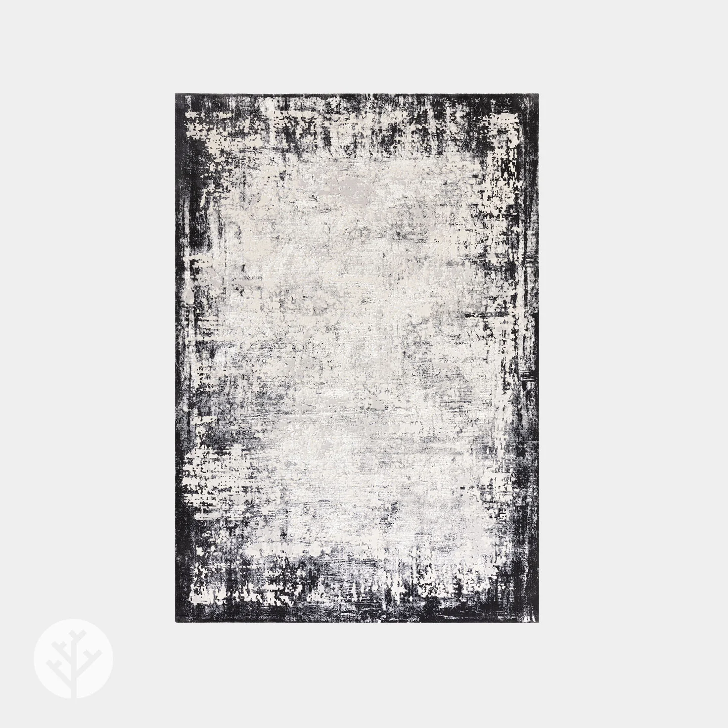 Urban Grey Border Luxury Rug | WVH® - Image 2