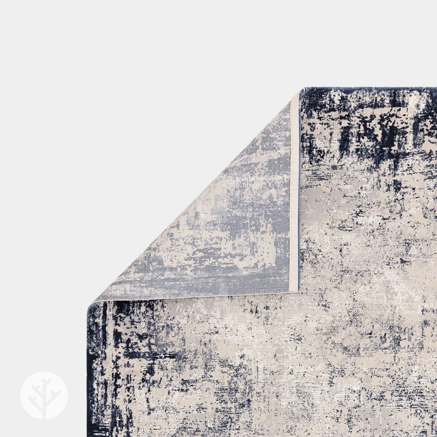 Urban Navy Border Luxury Rug | WVH® - Image 4