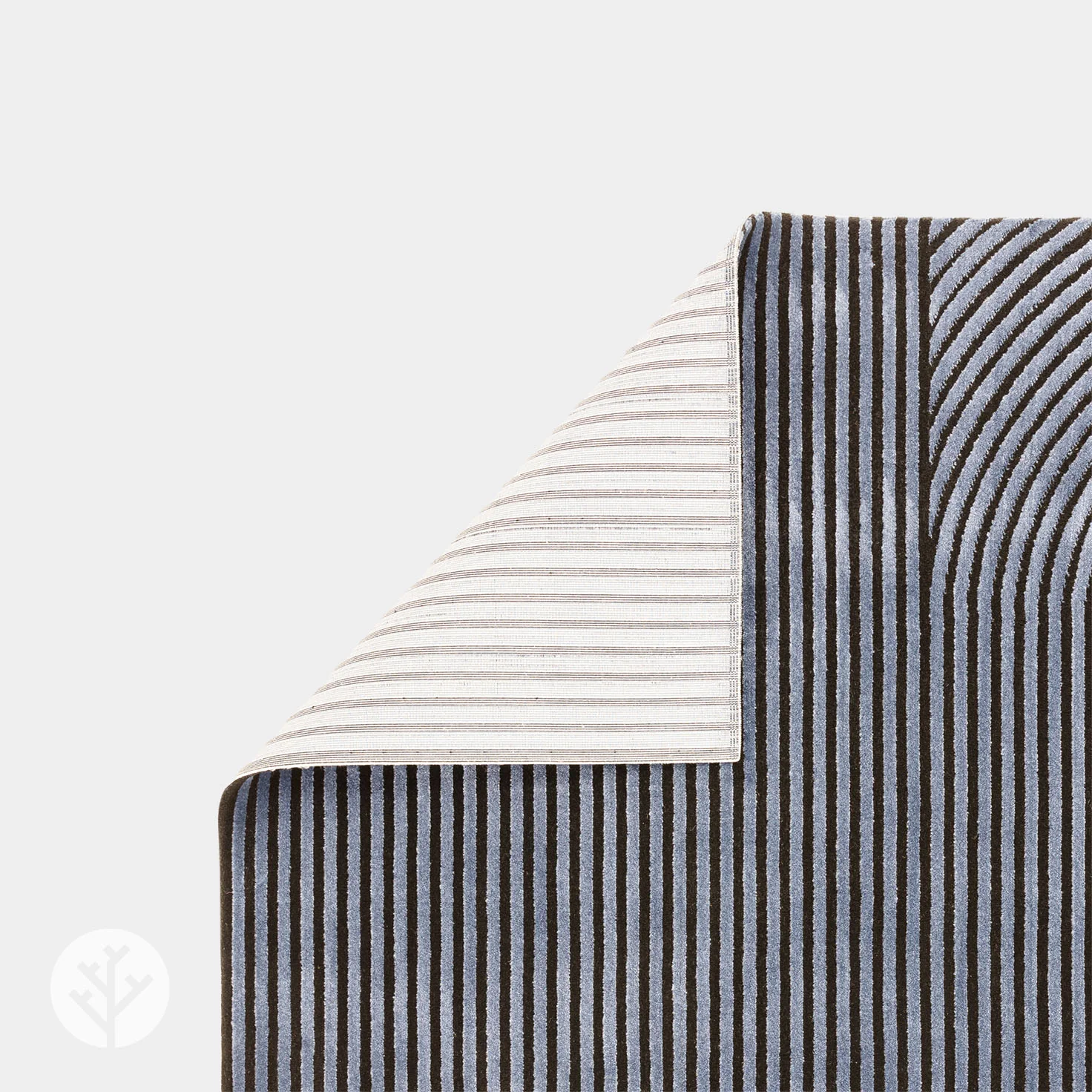 Urban Shape Black and Navy Luxury Rug | WVH® - Image 4