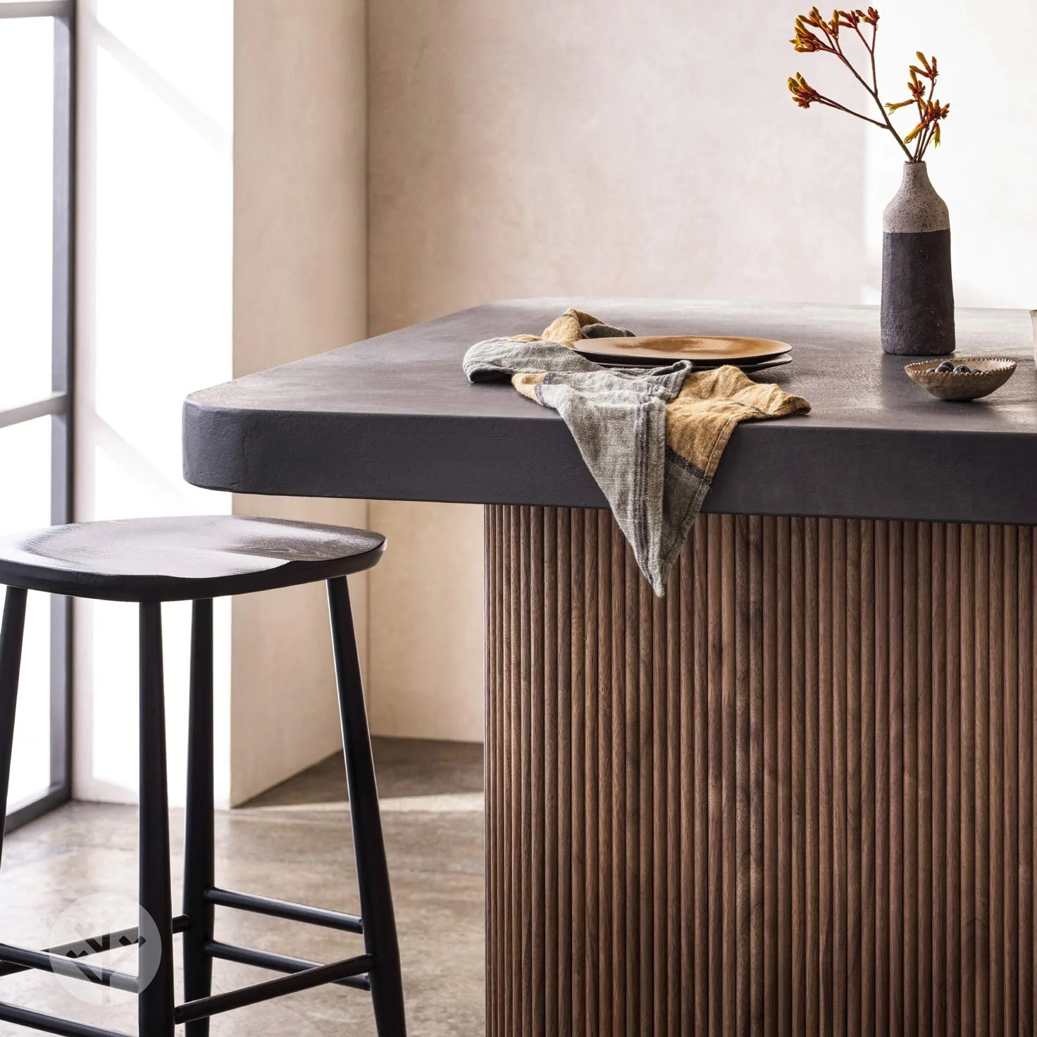 Flutto® Walnut Mini-Ridge Flexible Tambour Wood Panels - Image 10