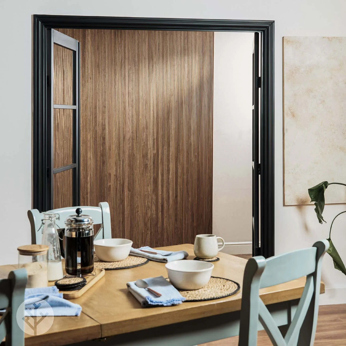 Flutto® Walnut Mini-Ridge Flexible Tambour Wood Panels - Image 11