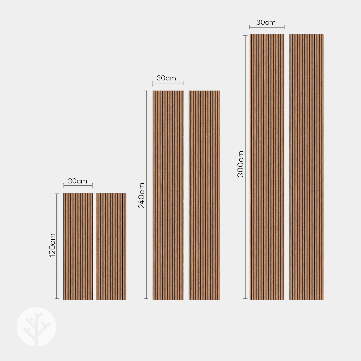 Flutto® Walnut Slat Flexible Tambour Wood Panels - Image 7