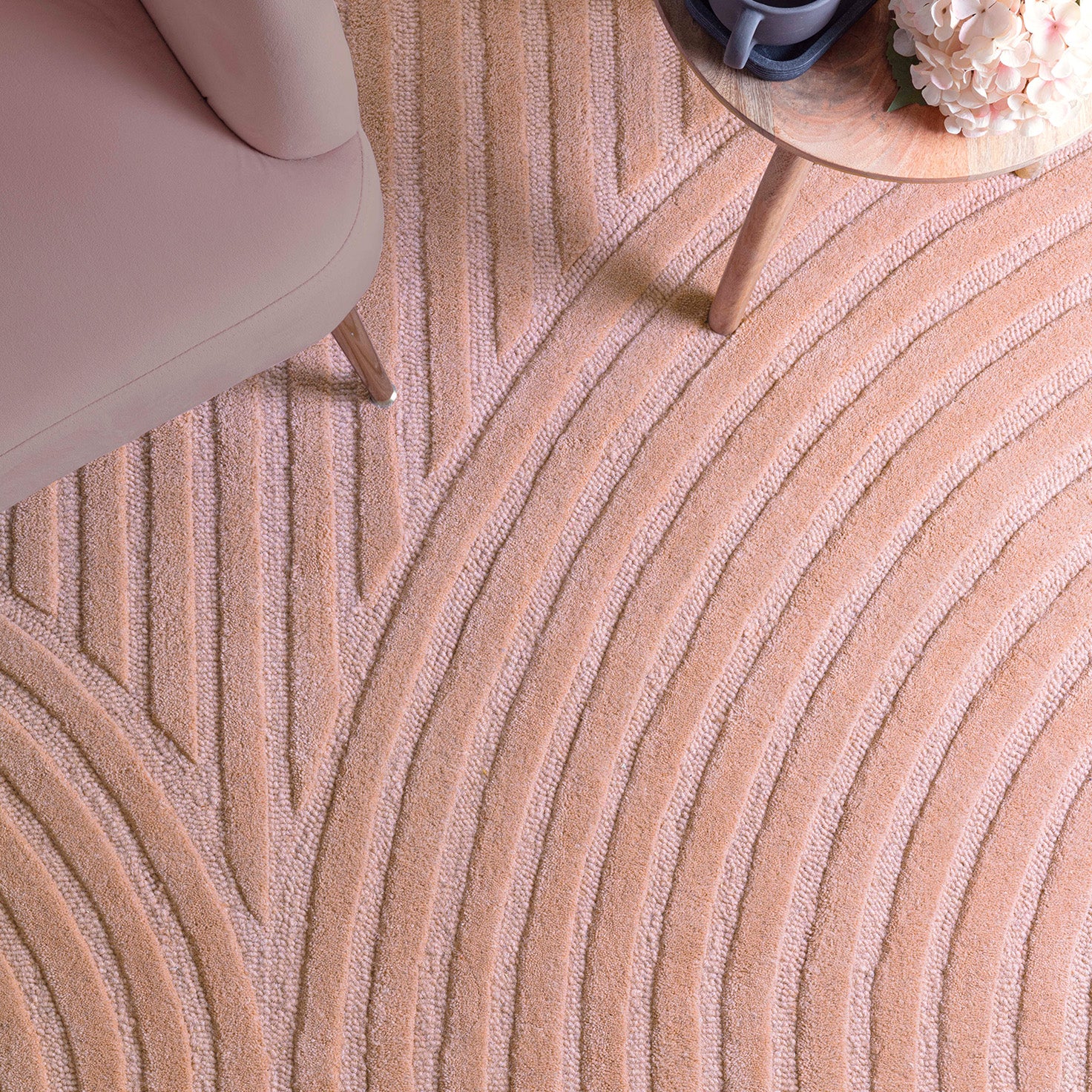 Wave Blush Luxury Rug | WVH® - Image 7