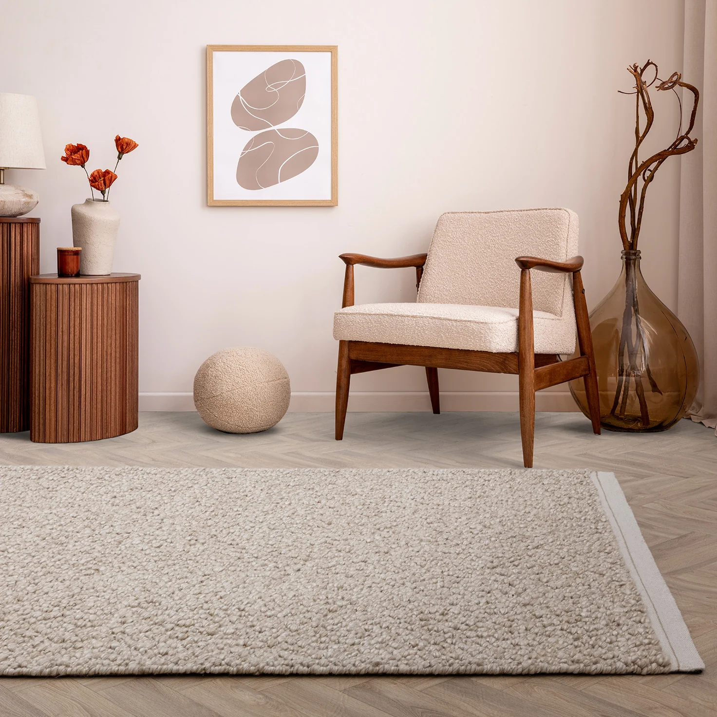 Woollen Taupe Luxury Rug | WVH® - Image 6