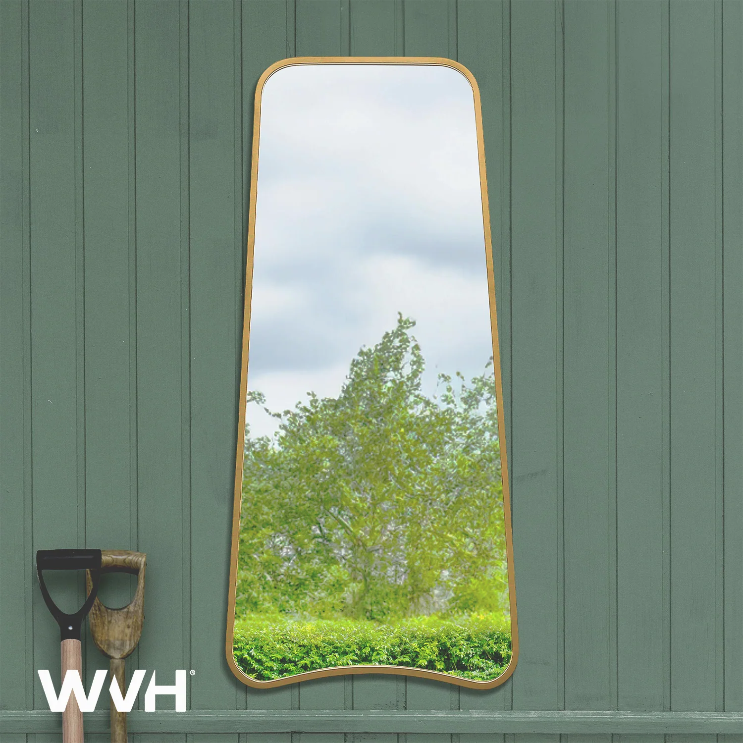 WVH® | The Mid-Century | Metal Frame Leaner and Wall-Mountable Mirrors - Image 2