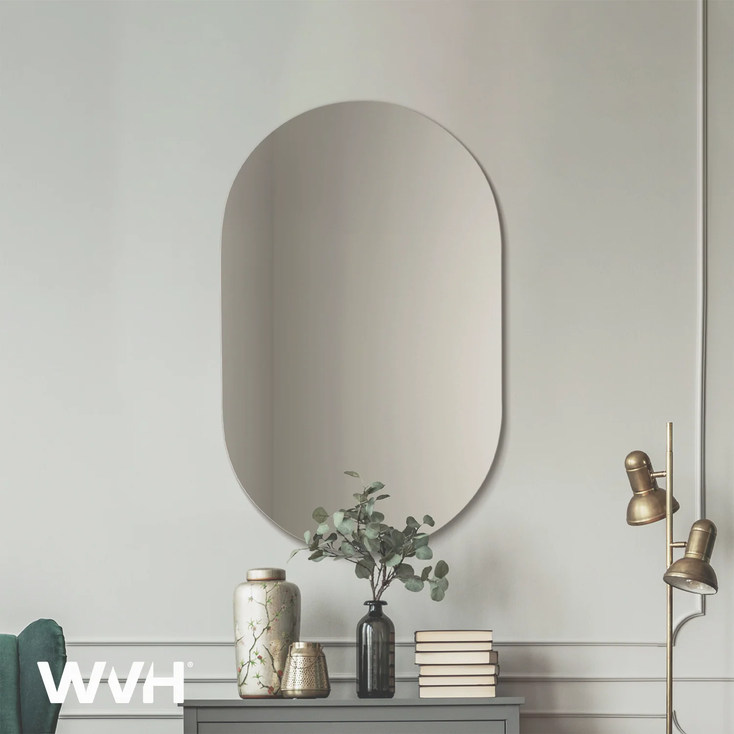 WVH® | The Oval | Frameless Wall-Mountable Mirrors - Image 2