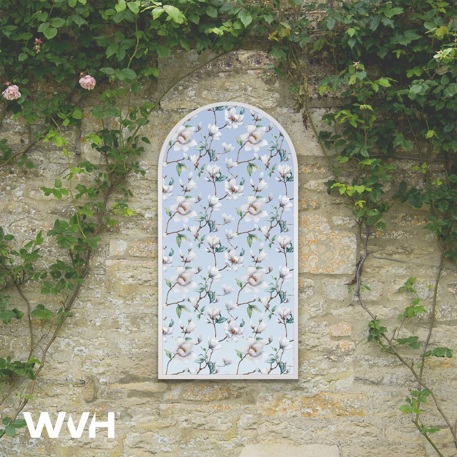 WVH® | Decal Arch | Decorative Pattern Metal Frame Leaner and Wall-Mountable Mirrors - Image 2