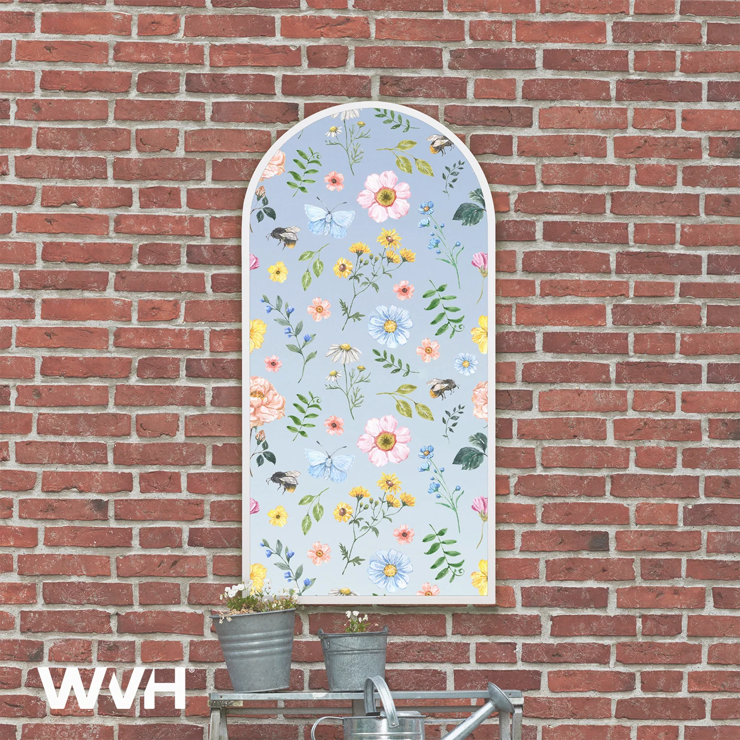 WVH® | Decal Arch | Decorative Pattern Metal Frame Leaner and Wall-Mountable Mirrors - Image 4