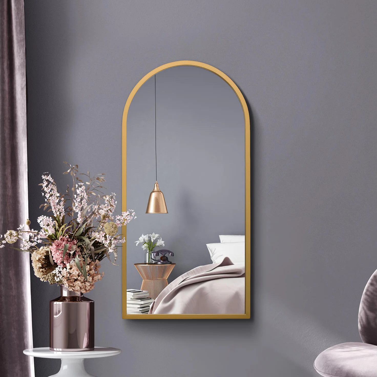WVH® | The Arch | Metal Frame Leaner and Wall-Mountable Mirrors - Image 46