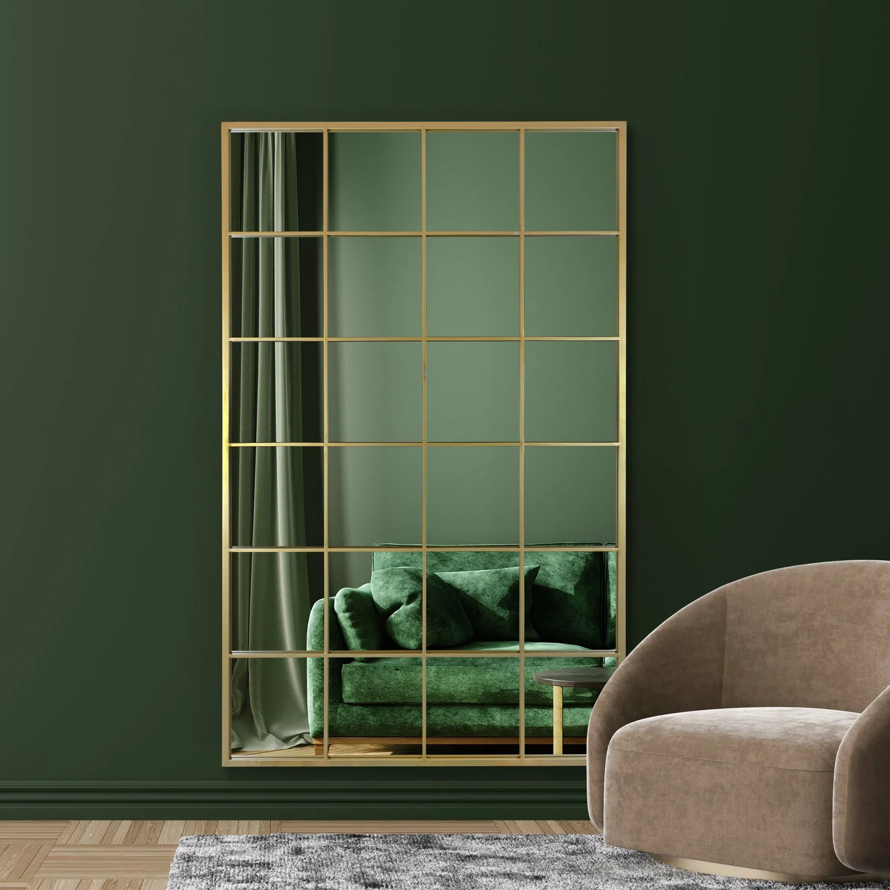 WVH® | The Industrial Grid | Leaner and Wall-Mountable Mirrors - Image 10