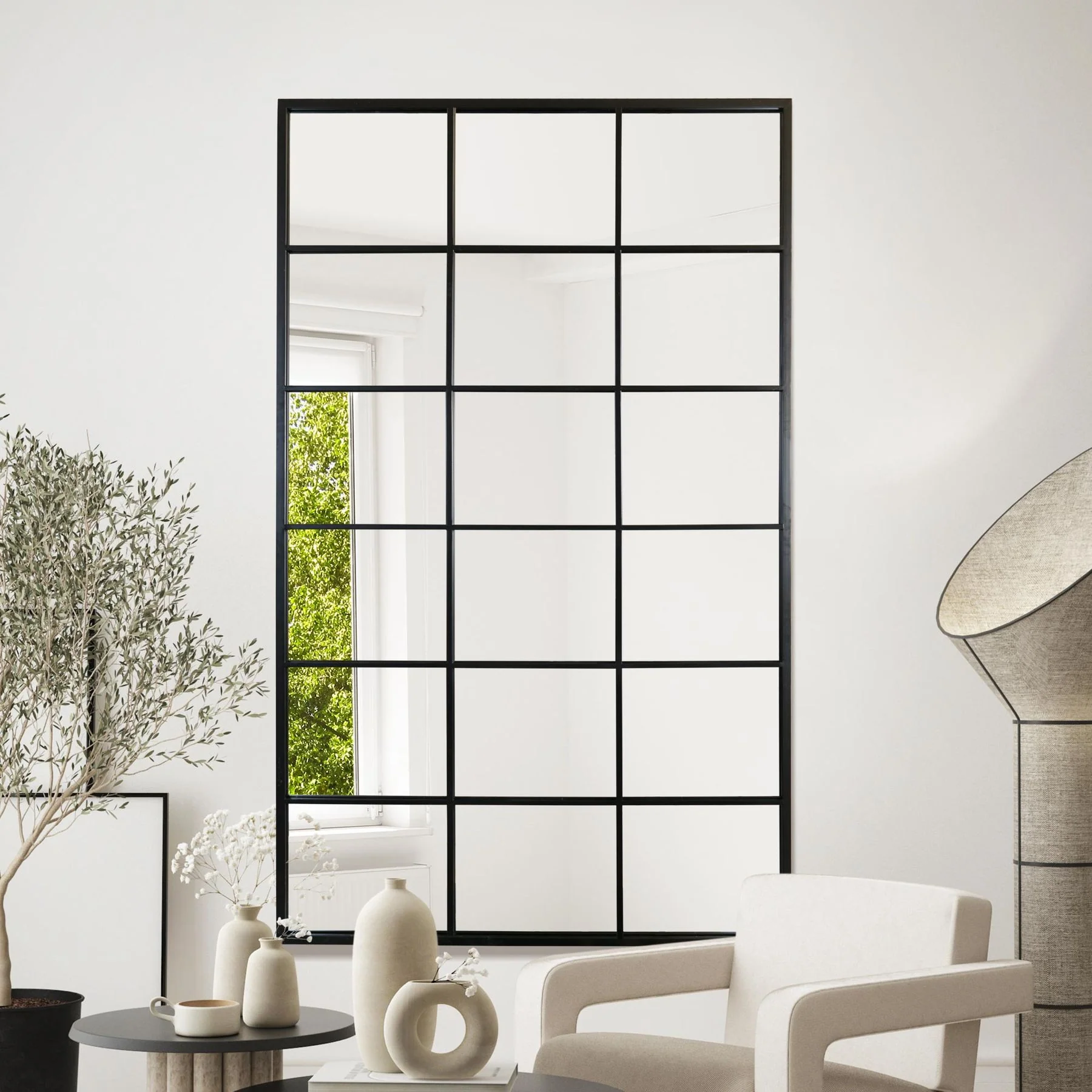 WVH® | The Industrial Grid | Leaner and Wall-Mountable Mirrors - Image 11
