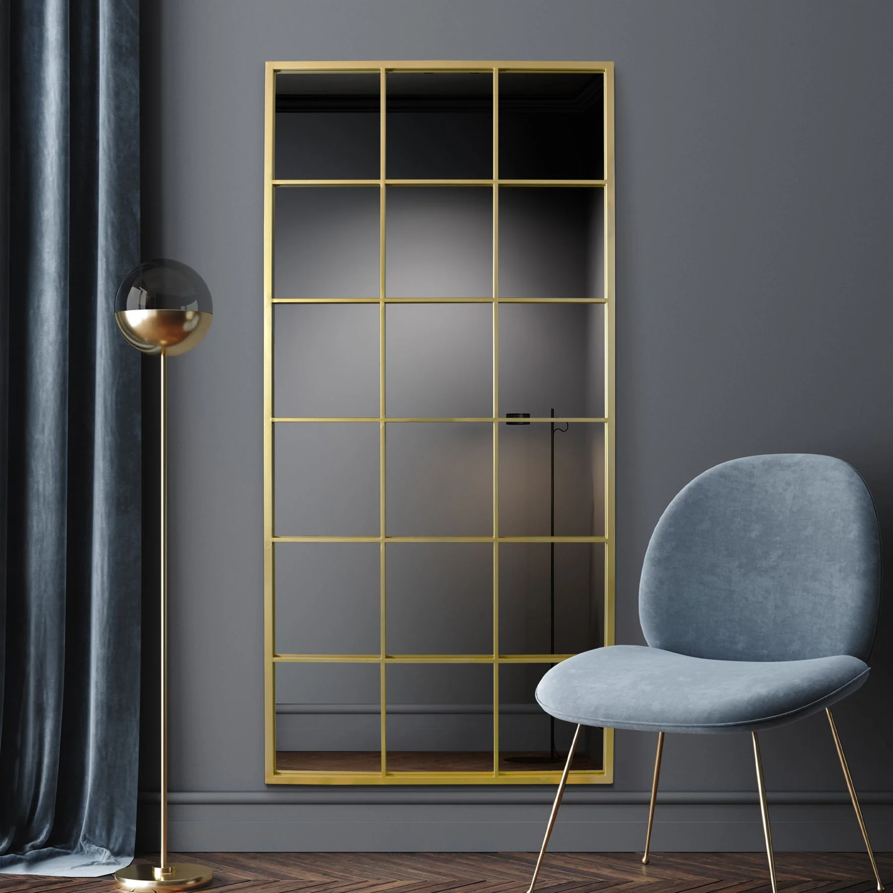 WVH® | The Industrial Grid | Leaner and Wall-Mountable Mirrors - Image 8