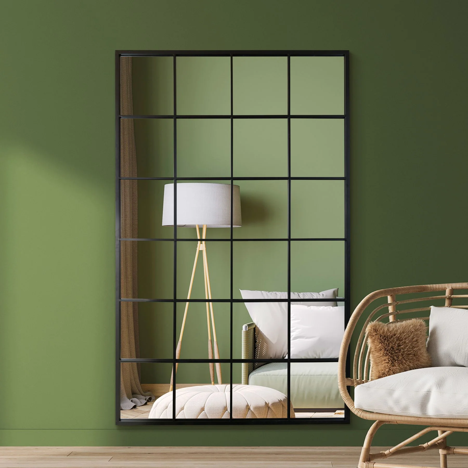 WVH® | The Industrial Grid | Leaner and Wall-Mountable Mirrors - Image 9