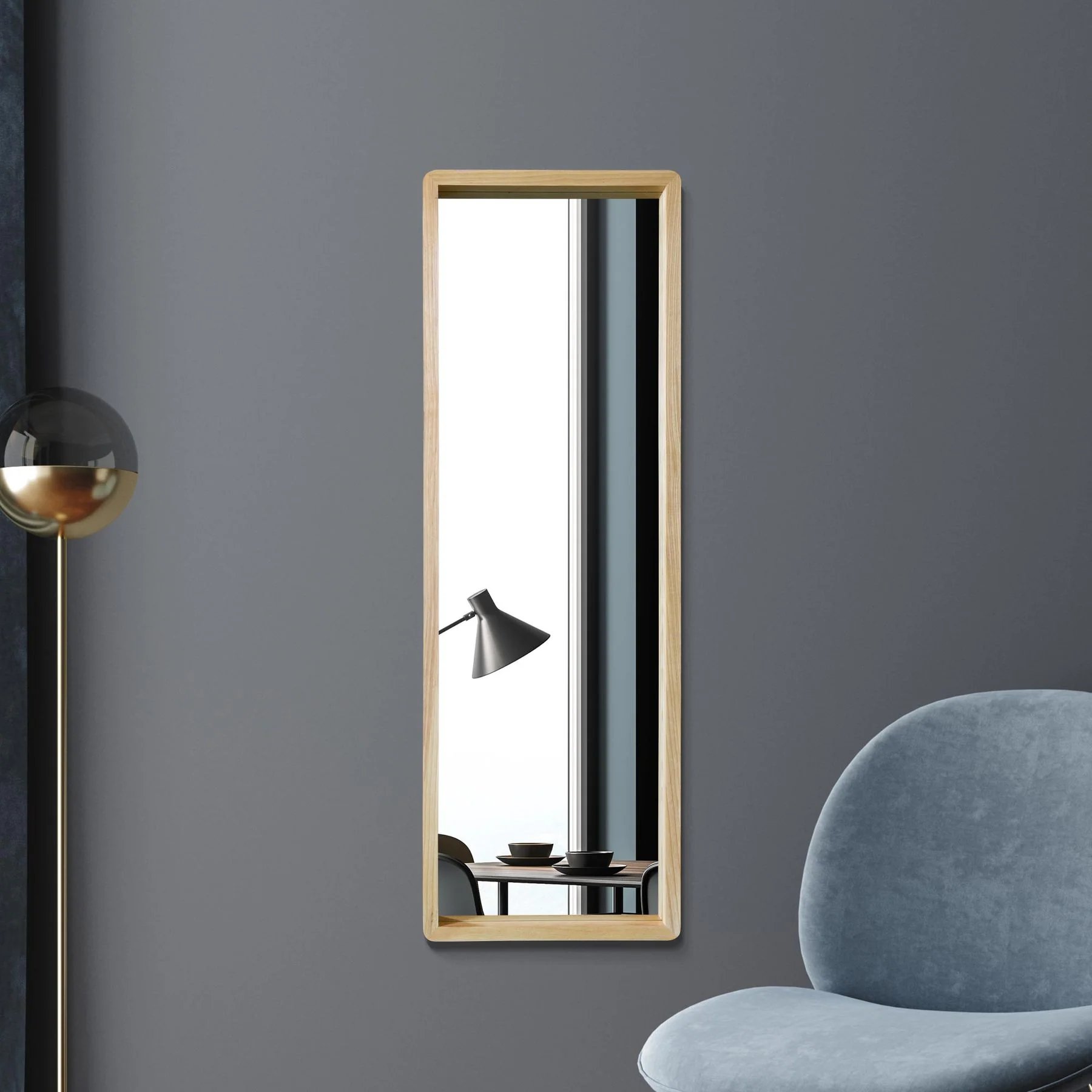 WVH® | The Natural Rectangular | Classic Leaner and Wall-Mountable Mirrors - Image 6