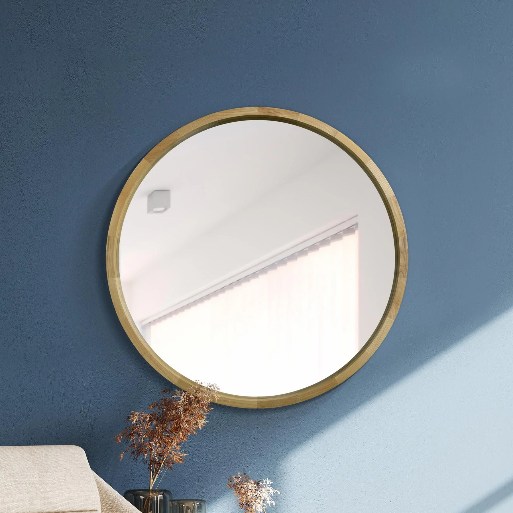WVH® | The Natural Round | Framed Wall-Mountable Mirrors - Image 7