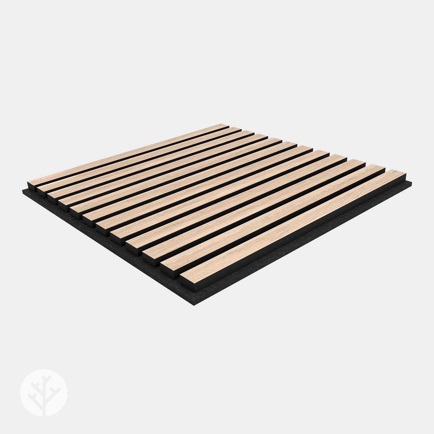 Oak Square Acoustic Slat Wall Panels by WVH® - Image 3