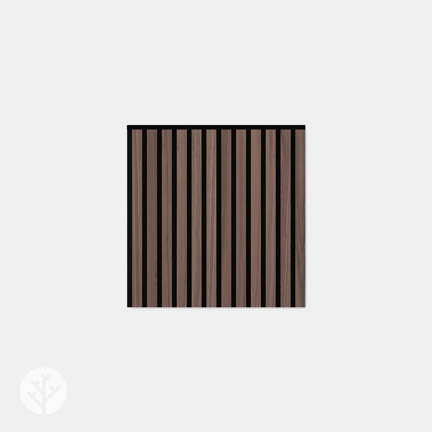 Smoked Oak Square Acoustic Slat Wall Panels by WVH® - Image 2