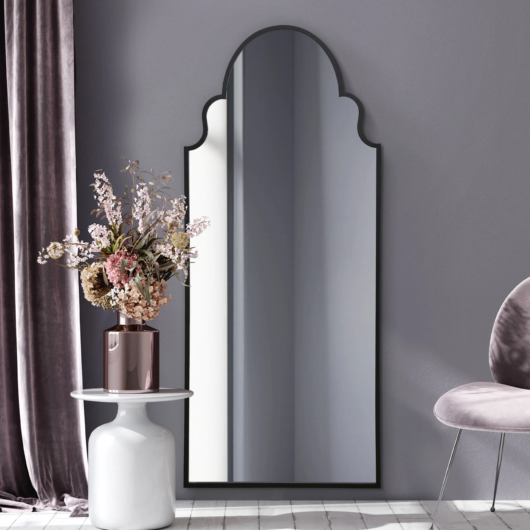 WVH® | The Arch Elegant | Metal Frame Leaner and Wall-Mountable Mirrors - Image 11