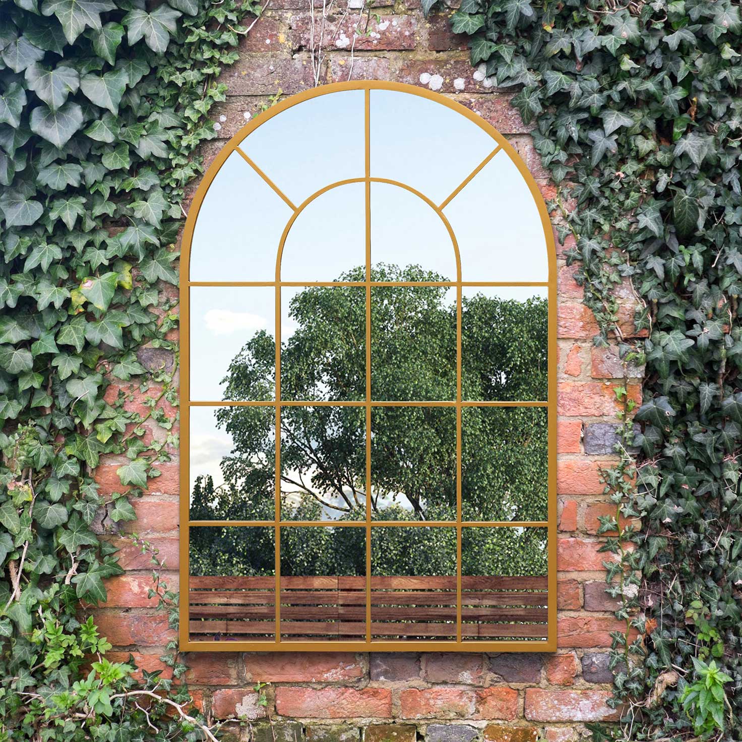 WVH® | The Arch Grid | Metal Frame Leaner and Wall-Mountable Mirrors - Image 15