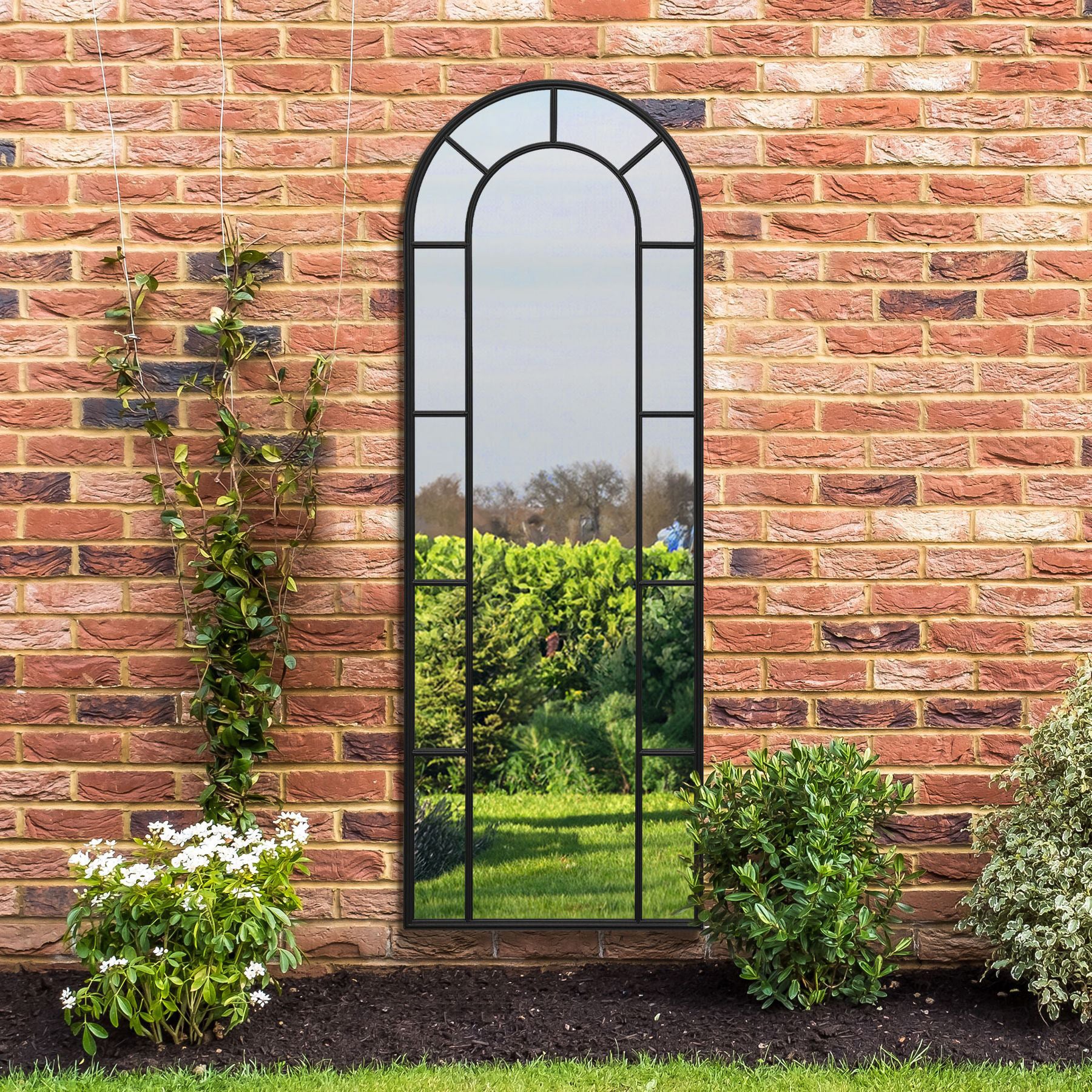 WVH® | The Arch Pane | Window-Inspired Metal Frame Leaner and Wall-Mountable Mirrors - Image 8