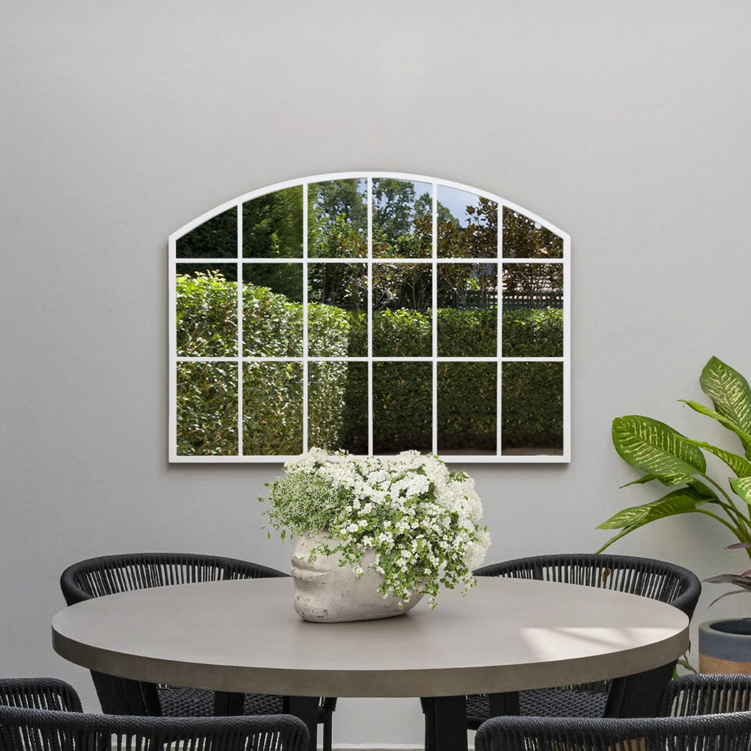 WVH® | The Arch Wide Grid | Metal Frame Garden Leaner and Wall-Mountable Mirrors - Image 19