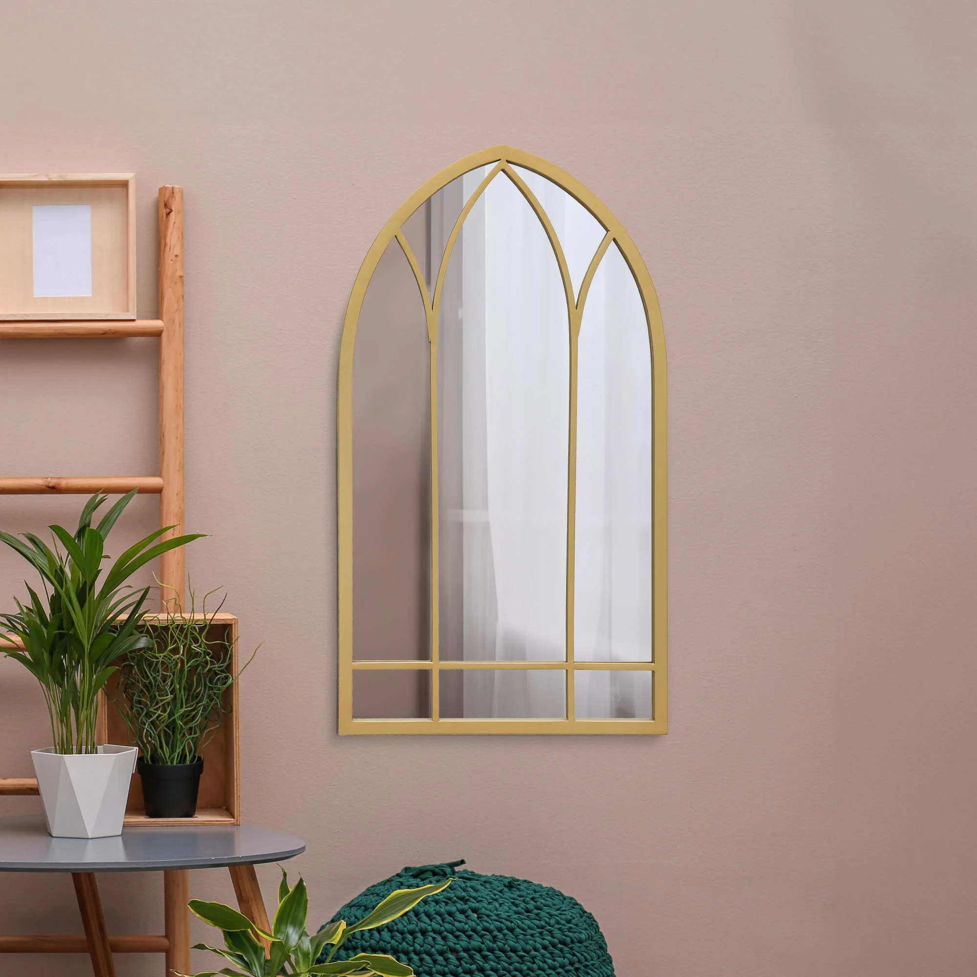 WVH® | The Arched Gothic | Garden Metal Frame Wall-Mountable Mirrors - Image 5