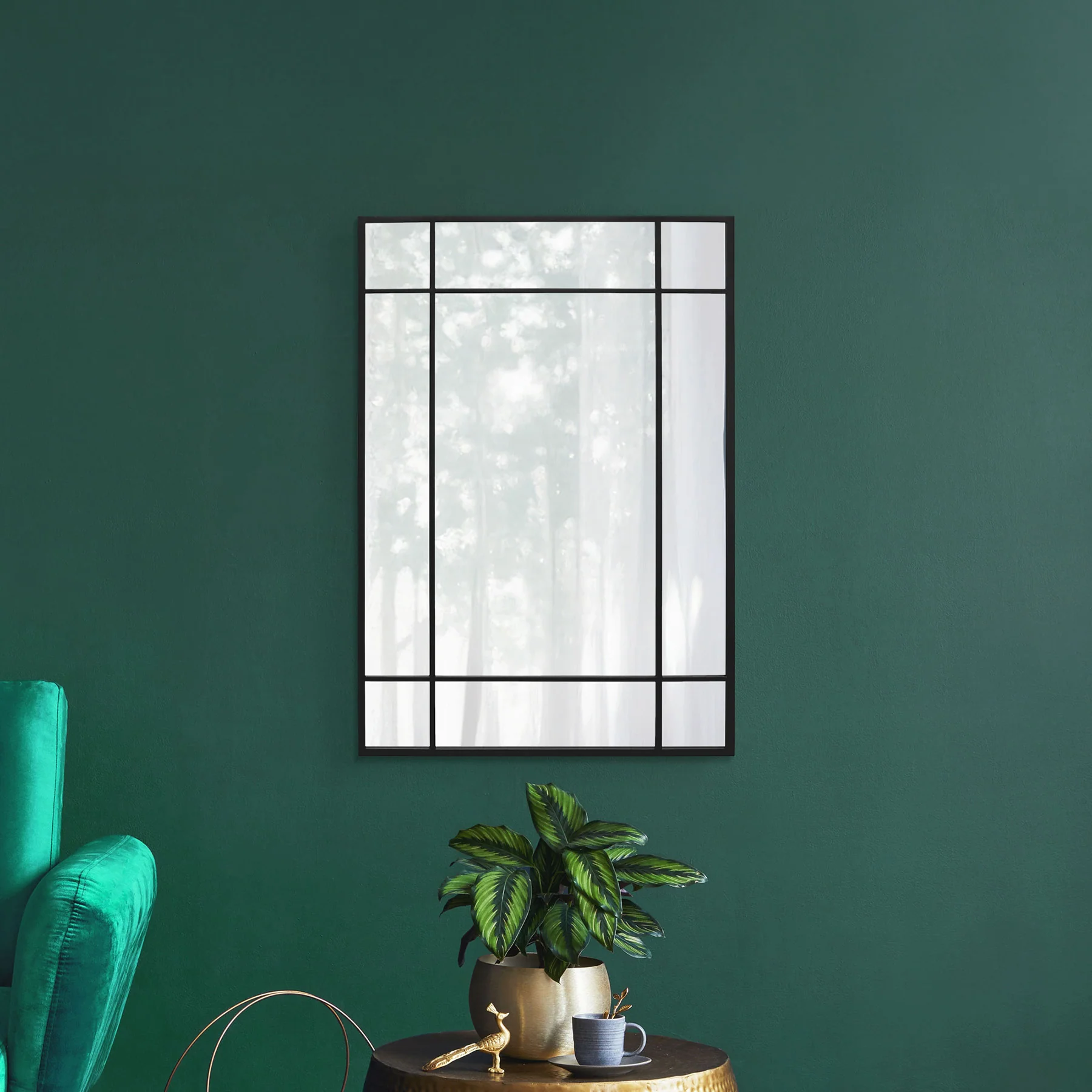 WVH® | The Industrial Pane | Window-Inspired Metal Frame Leaner and Wall-Mountable Mirrors - Image 15