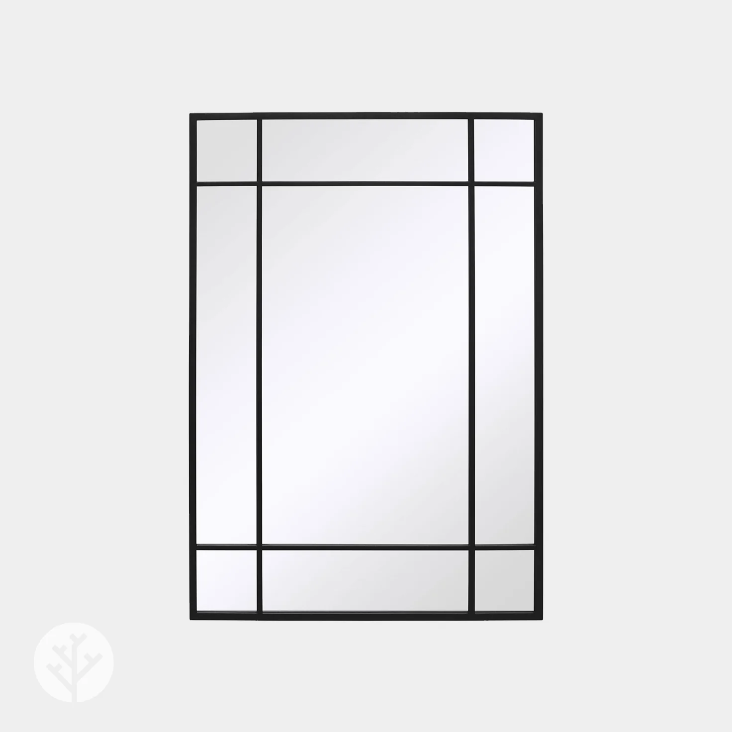 WVH® | The Industrial Pane | Window-Inspired Metal Frame Leaner and Wall-Mountable Mirrors - Image 2