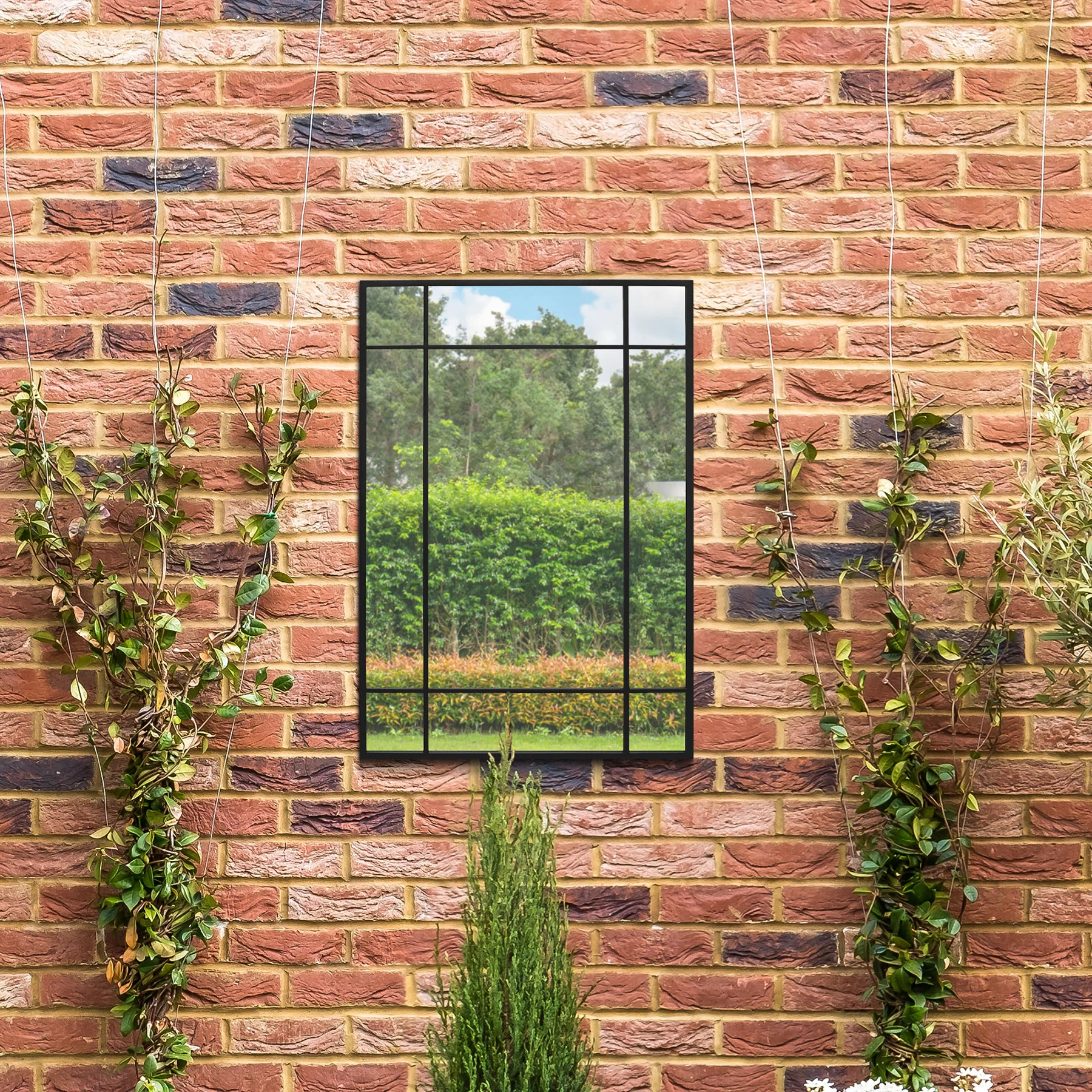WVH® | The Industrial Pane | Window-Inspired Metal Frame Leaner and Wall-Mountable Mirrors - Image 21