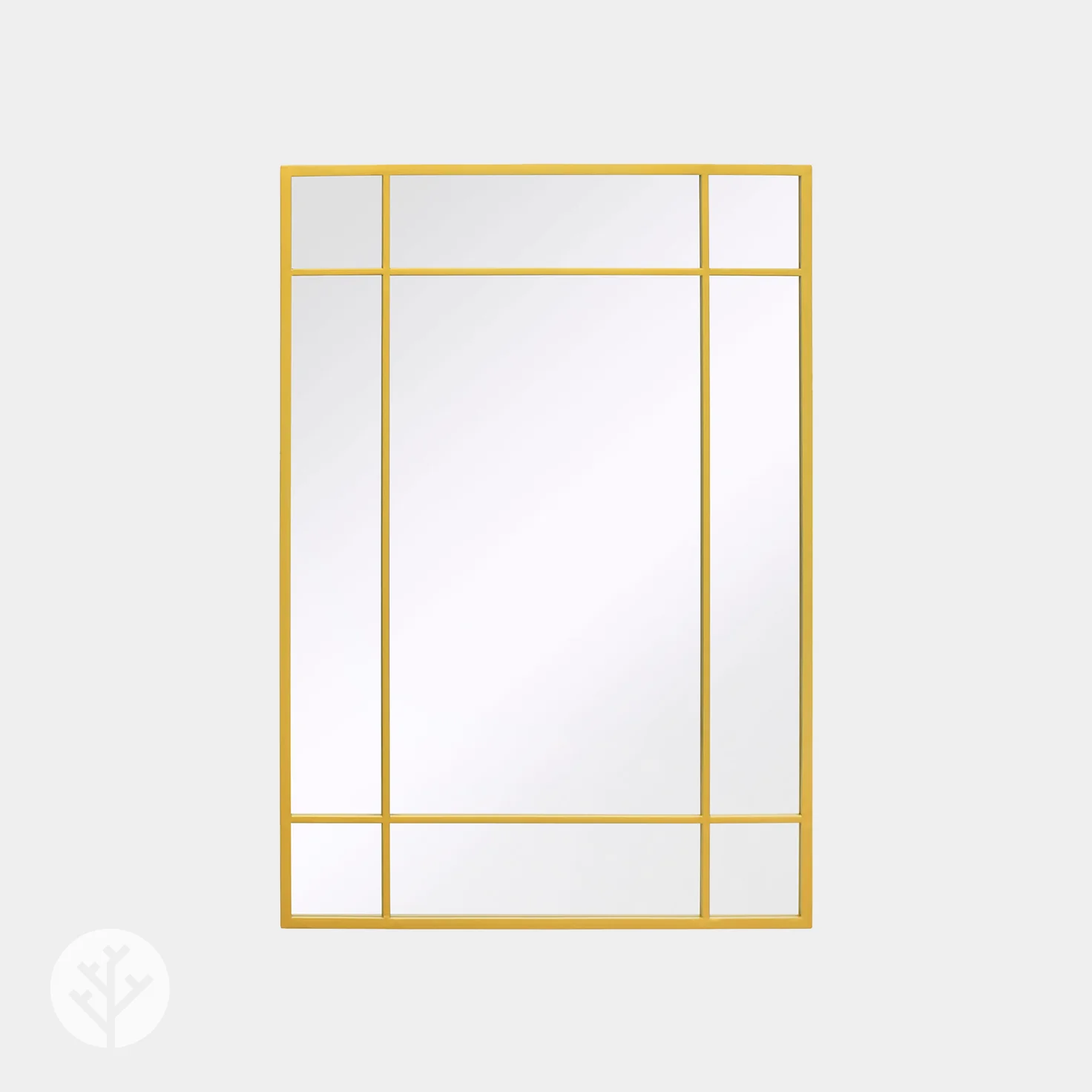 WVH® | The Industrial Pane | Window-Inspired Metal Frame Leaner and Wall-Mountable Mirrors - Image 3