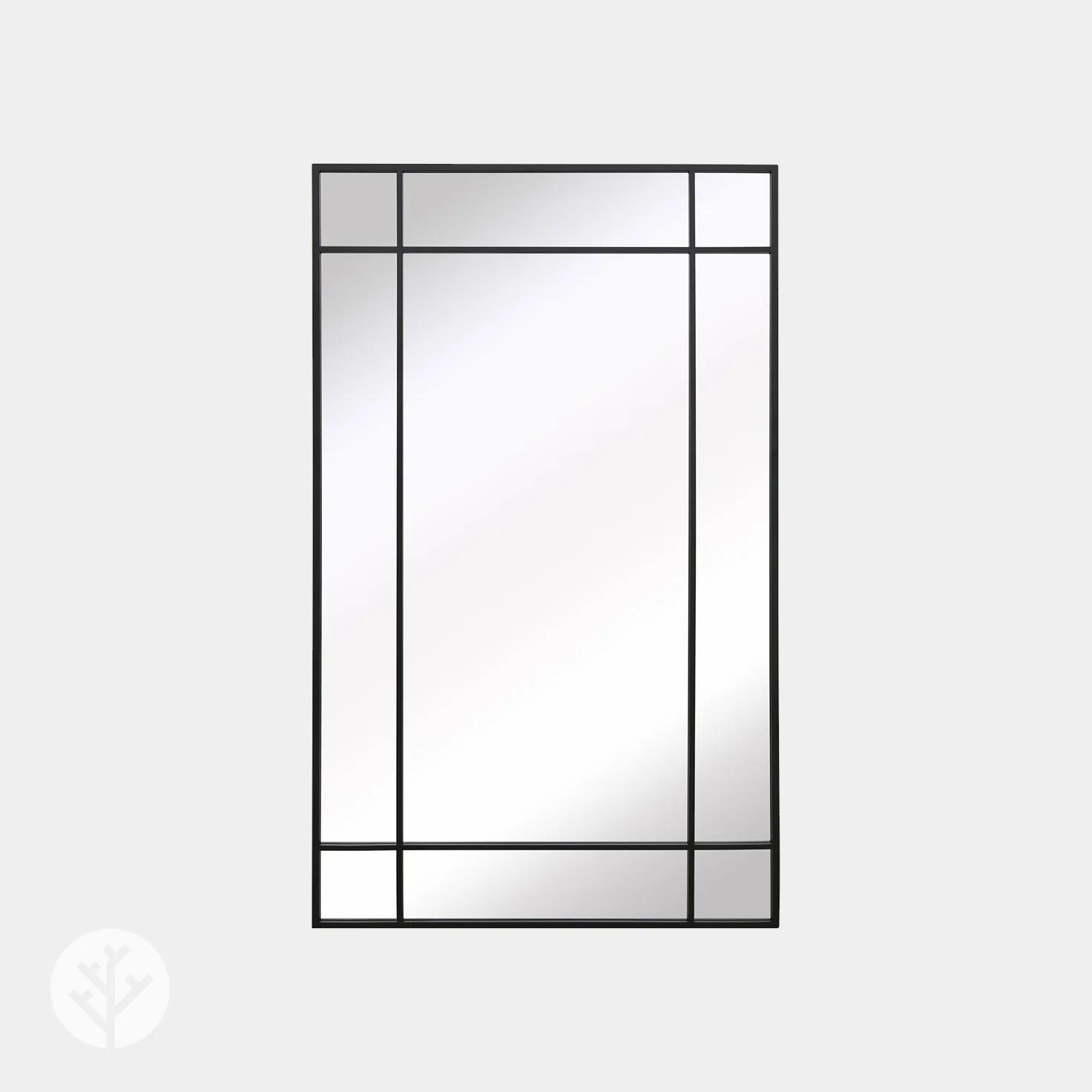 WVH® | The Industrial Pane | Window-Inspired Metal Frame Leaner and Wall-Mountable Mirrors - Image 9