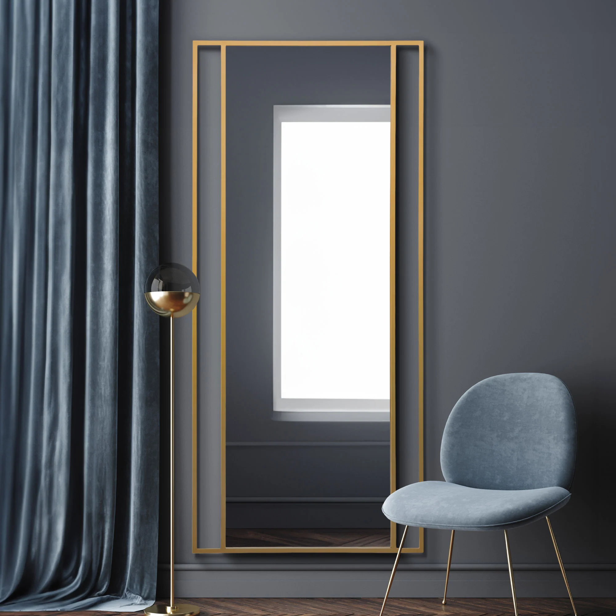 WVH® | The Industrial Window | Leaner and Wall-Mountable Mirrors - Image 5