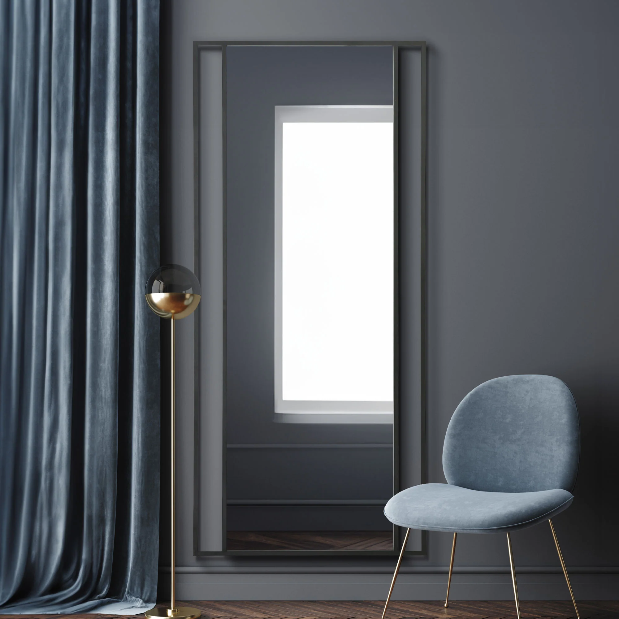 WVH® | The Industrial Window | Leaner and Wall-Mountable Mirrors - Image 6