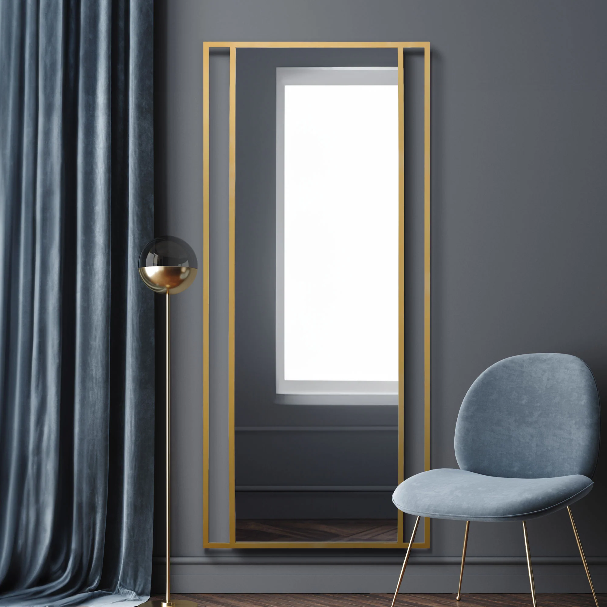 WVH® | The Industrial Window | Leaner and Wall-Mountable Mirrors - Image 7