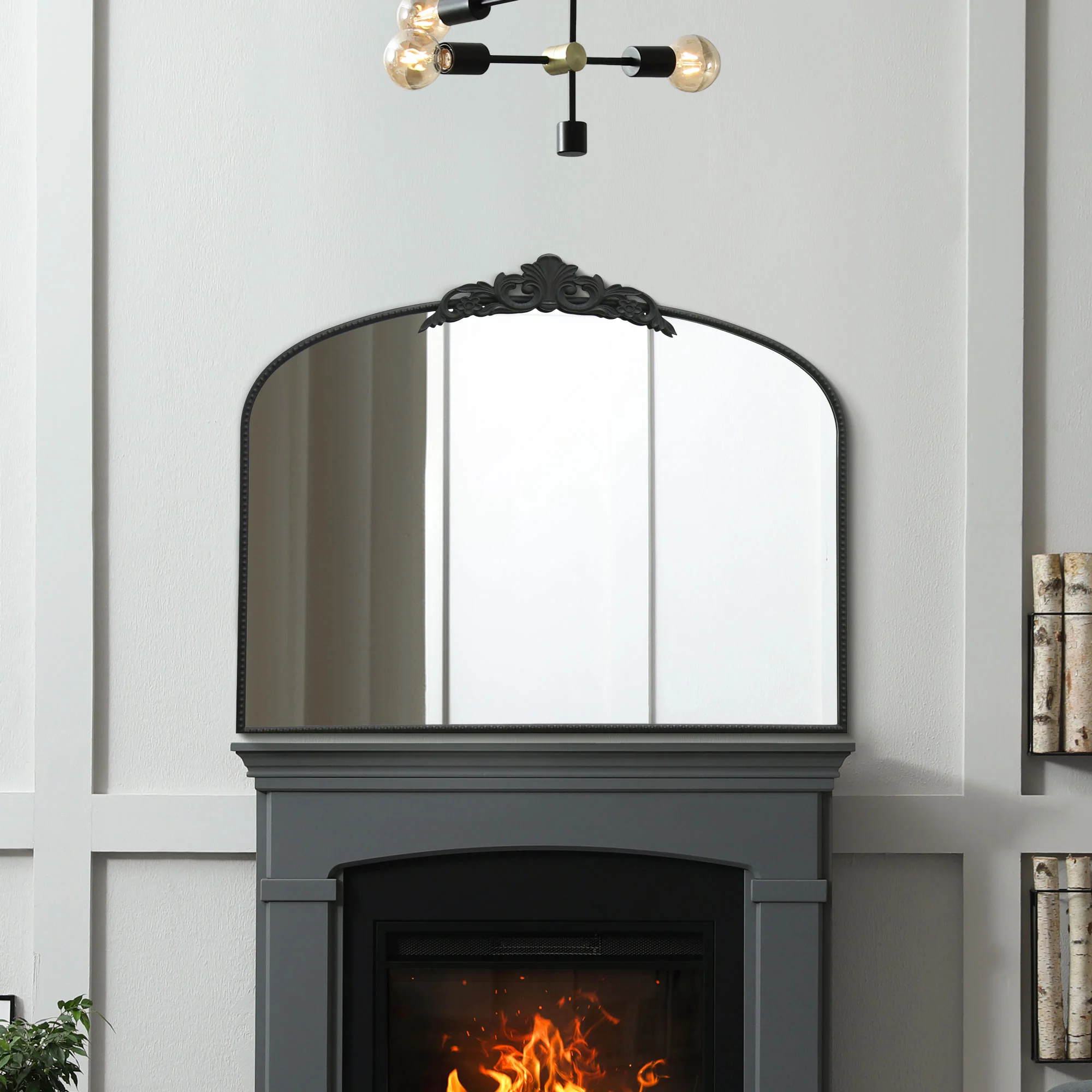 WVH® | The Ornate Arch | Embellished Metal Frame Leaner and Wall-Mountable Mirrors - Image 13
