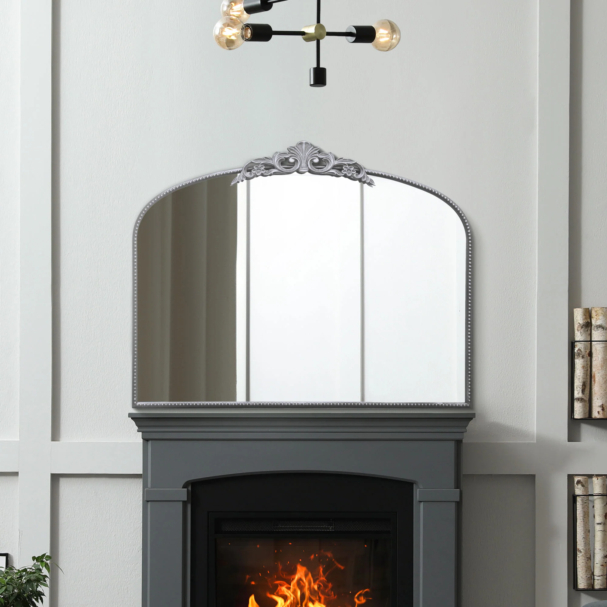 WVH® | The Ornate Arch | Embellished Metal Frame Leaner and Wall-Mountable Mirrors - Image 15
