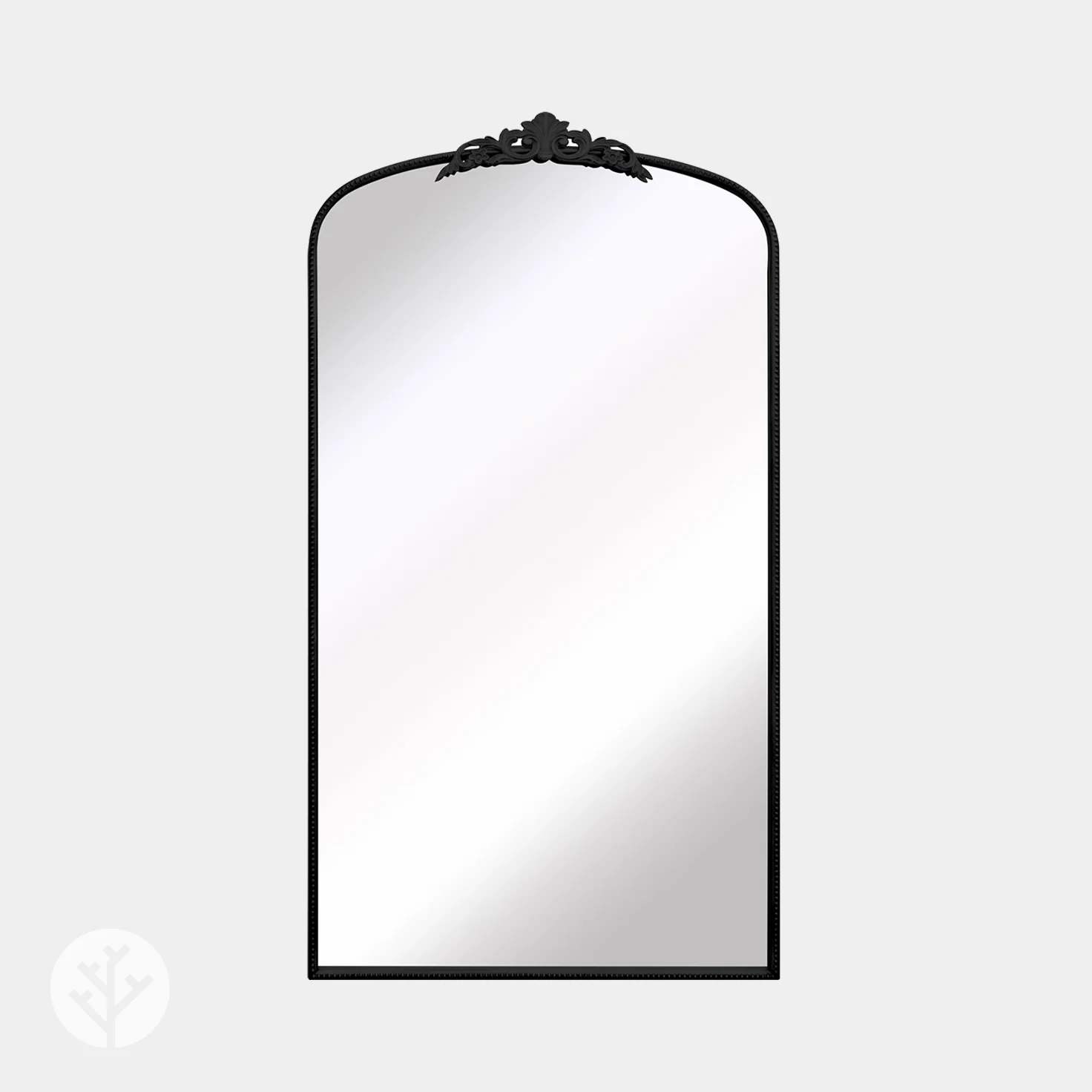 WVH® | The Ornate Arch | Embellished Metal Frame Leaner and Wall-Mountable Mirrors - Image 2