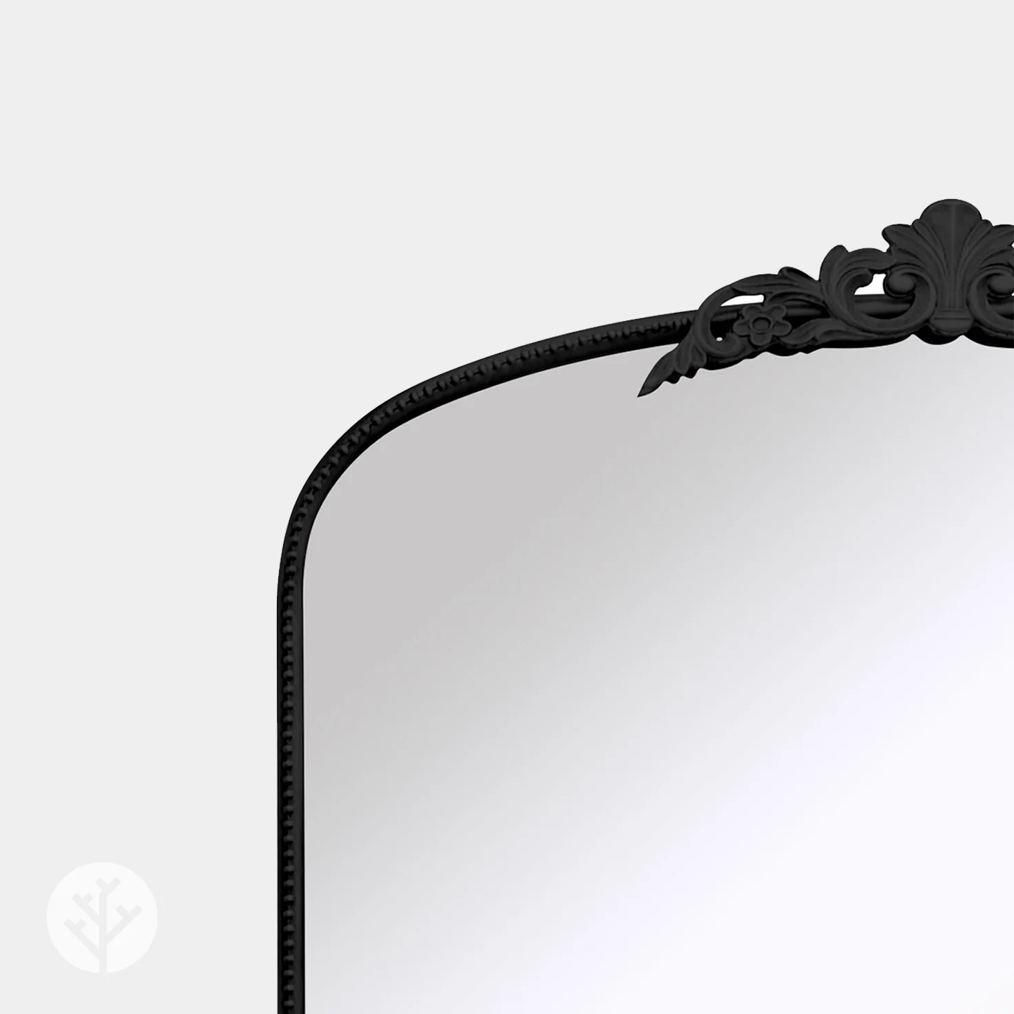 WVH® | The Ornate Arch | Embellished Metal Frame Leaner and Wall-Mountable Mirrors - Image 3