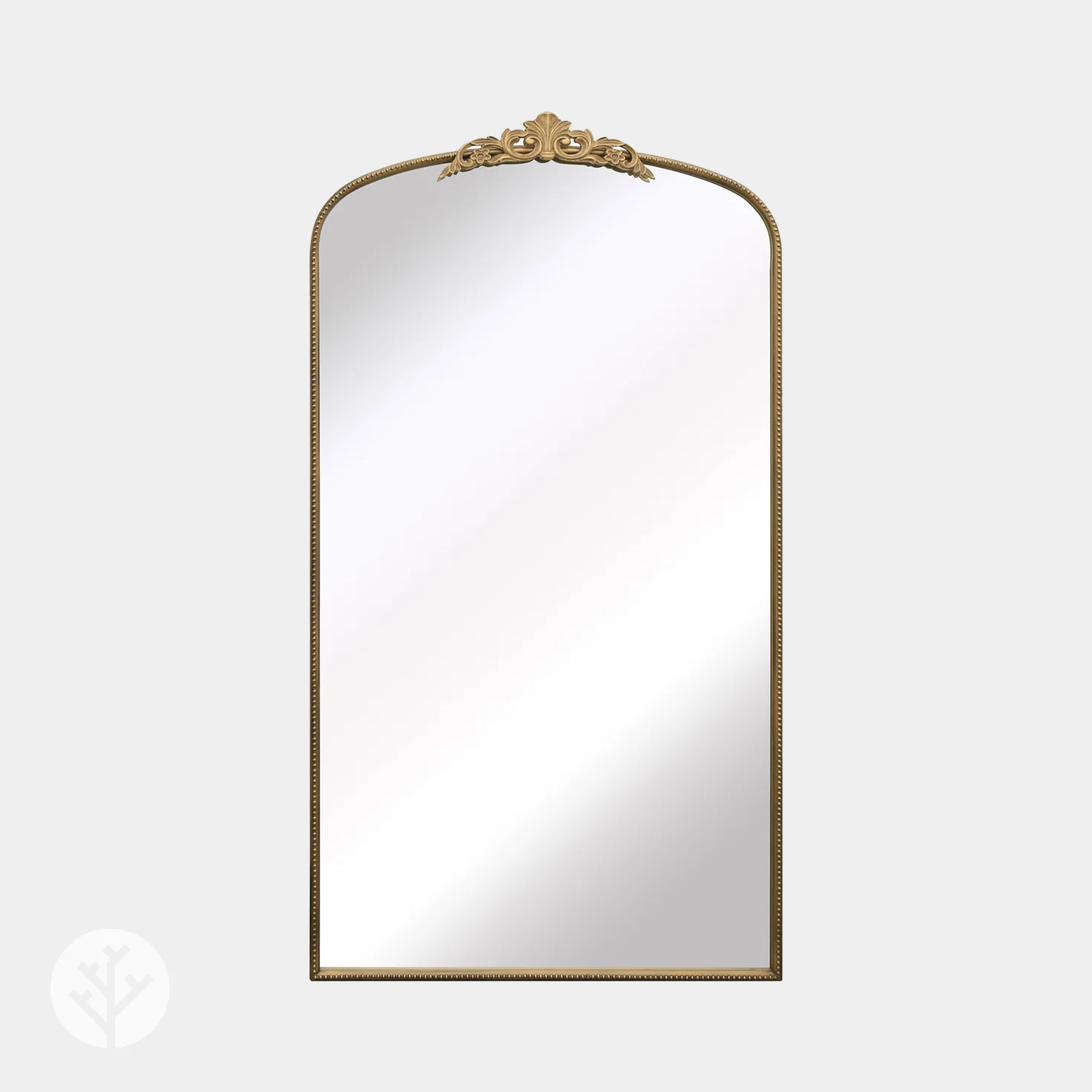 WVH® | The Ornate Arch | Embellished Metal Frame Leaner and Wall-Mountable Mirrors - Image 4