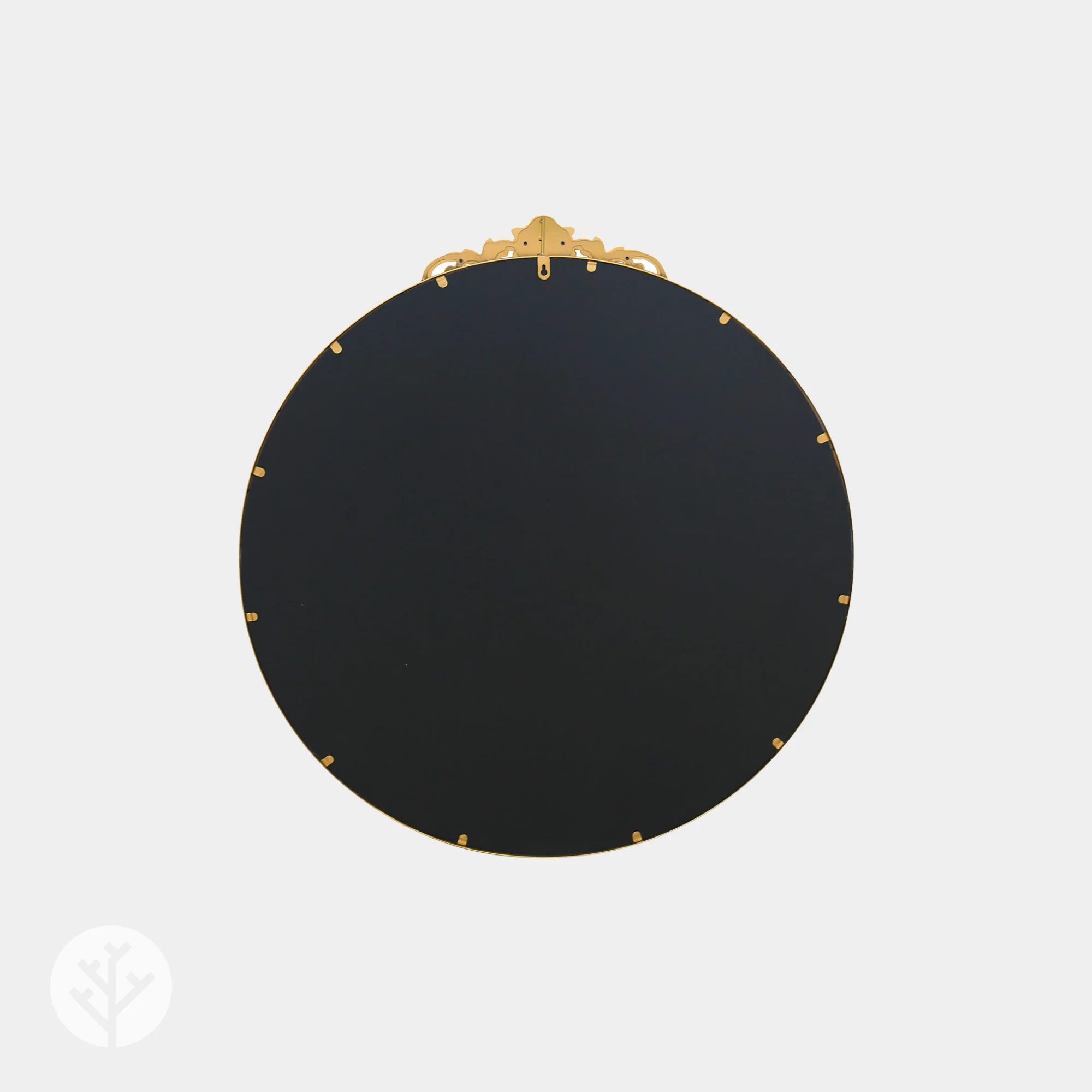 WVH® | The Ornate Round | Embellished Metal Frame Wall-Mountable Mirrors - Image 5