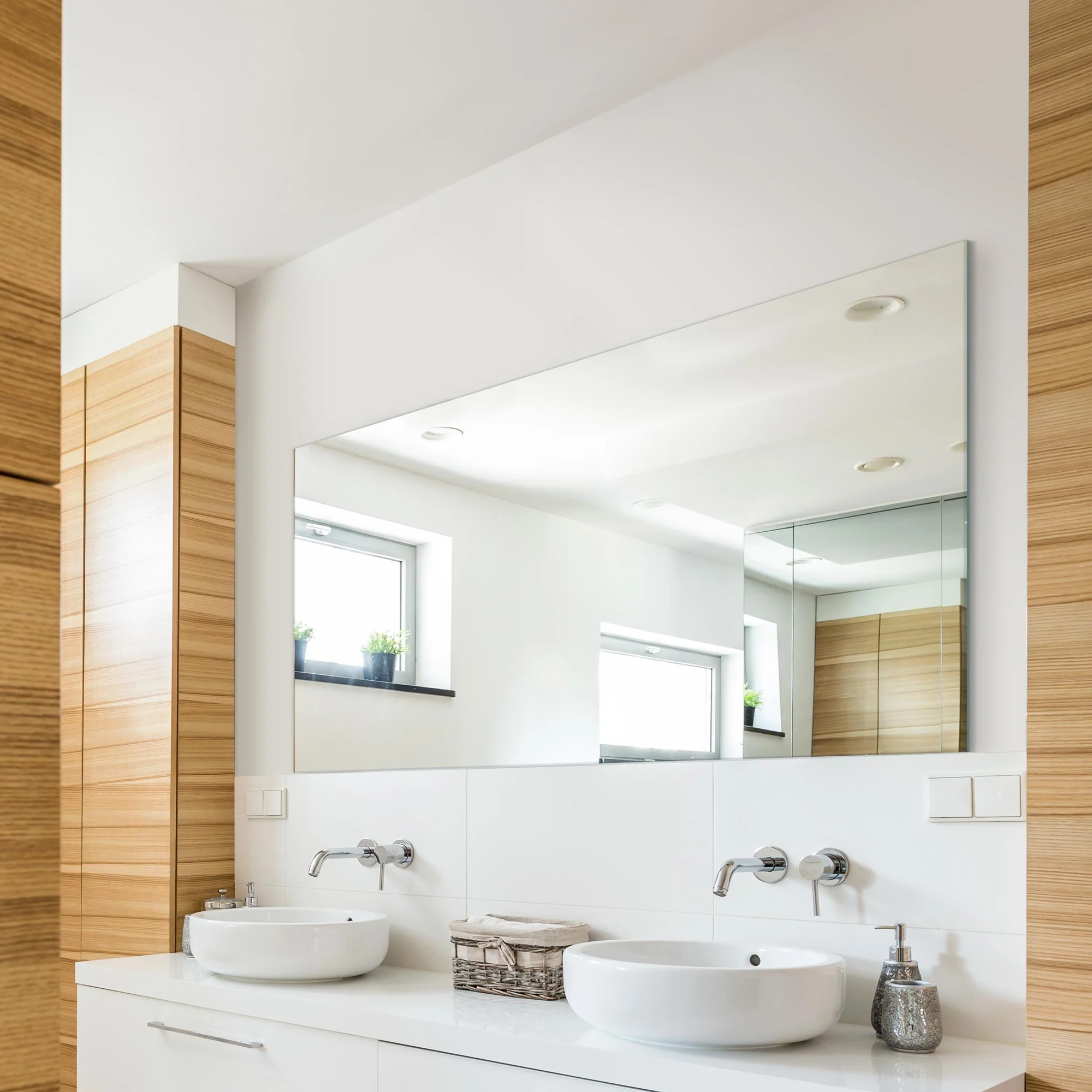 WVH® | The Sheet | Polished Edge Wall-Mounted Mirrors - Image 8